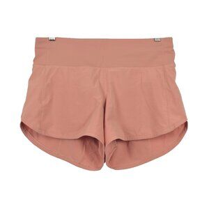 lululemon Speed Up Mid-Rise Lined Short 4" Size 6 in Pink Savannah
